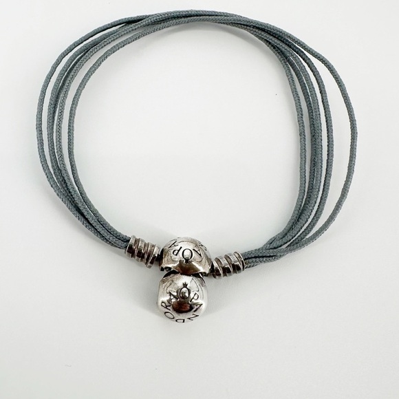 Pandora multi strand fabric bracelet - Picture 1 of 6